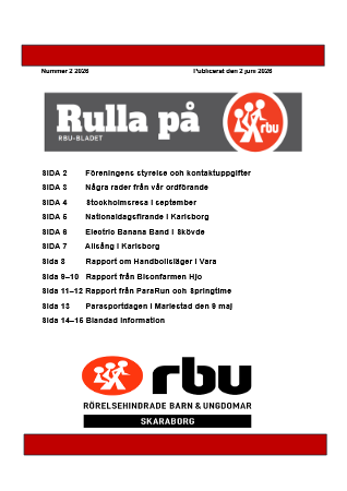 Omslagsbild Rulla på Bladet nr2 2026