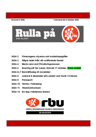 Omslagsbild Rulla på Bladet nr5 2026
